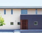 シンプルな切妻屋根で北側ファザードをデザインする注文住宅～外観～|郡山市 注文住宅 大原工務店 施工例