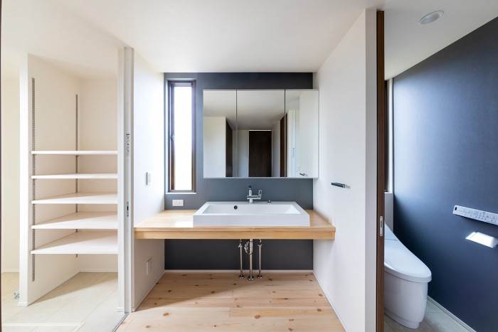 鉢合わせしない洗面脱衣室をご紹介します♪本宮市Ｔ様邸