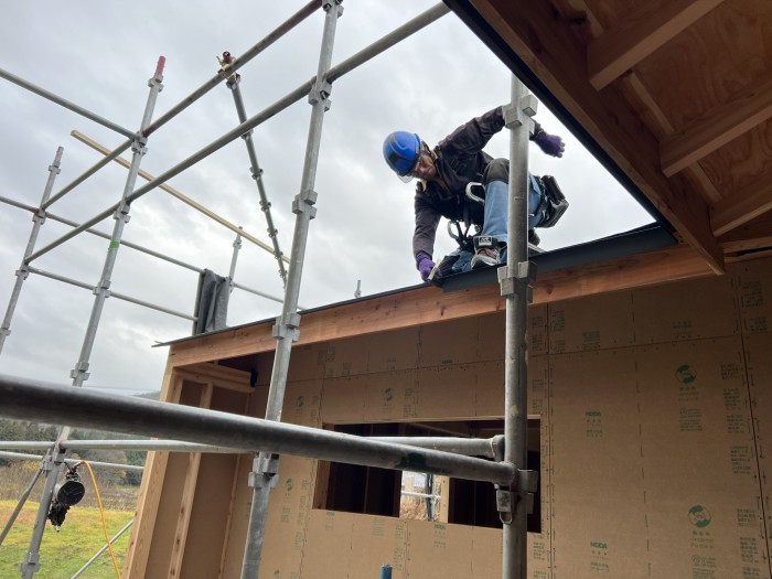 屋根の工事を行いました(^^)/　田村市　新築注文住宅S様邸