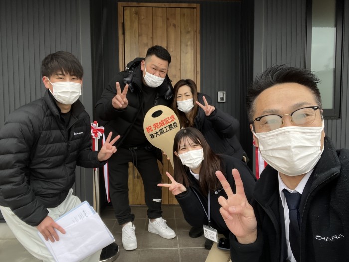 お引渡し式を行いました！　田村市船引町　新築注文住宅　K様邸