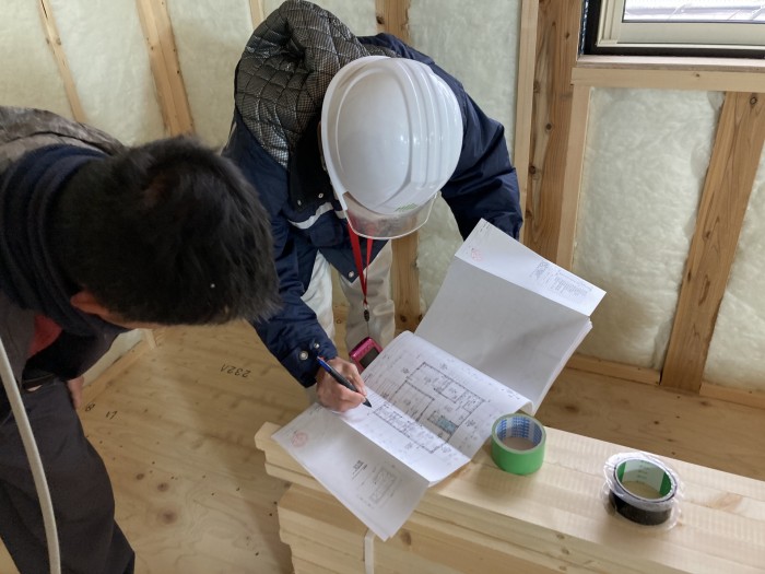 上棟検査を行いました！　郡山市安積　新築注文住宅Y様邸