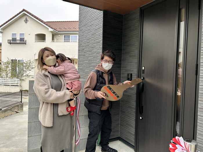お引渡し式を行いました！！郡山市富田町　新築注文住宅H様邸