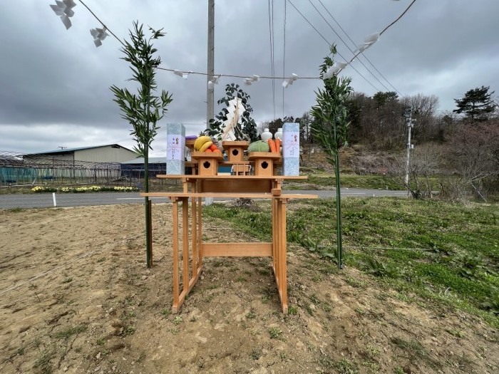 地鎮祭を執り行いました！田村市船引町　新築注文住宅O様邸