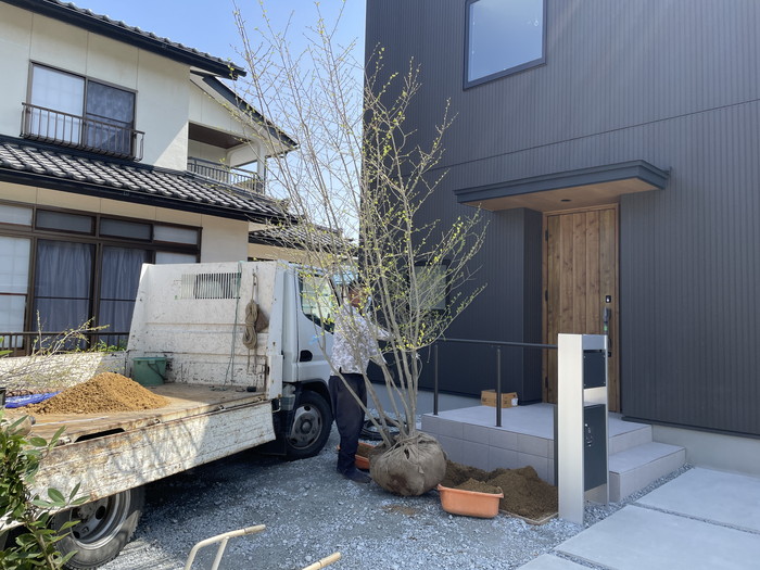 素敵な植栽工事を行いました！須賀川市岩渕　新築注文住宅　I様邸です。