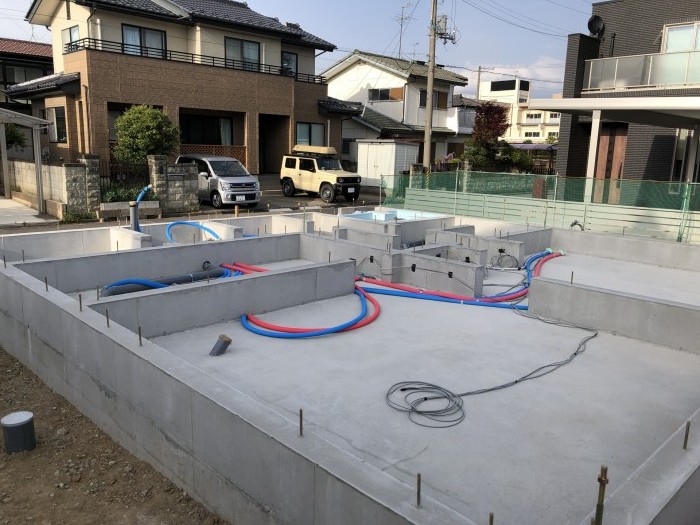 土台入れを行いました！　新築注文住宅H様邸　郡山市大槻町