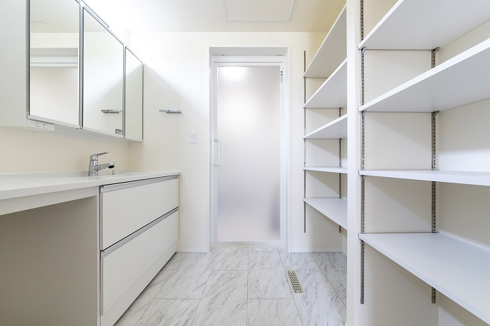 洗面室なのに洗濯機がない！？お客様邸をご紹介します！郡山市富田町H様邸