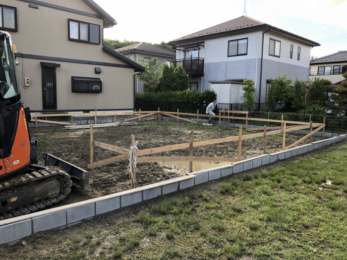 丁張検査を行いました！　新築注文住宅　郡山市田村町O様邸