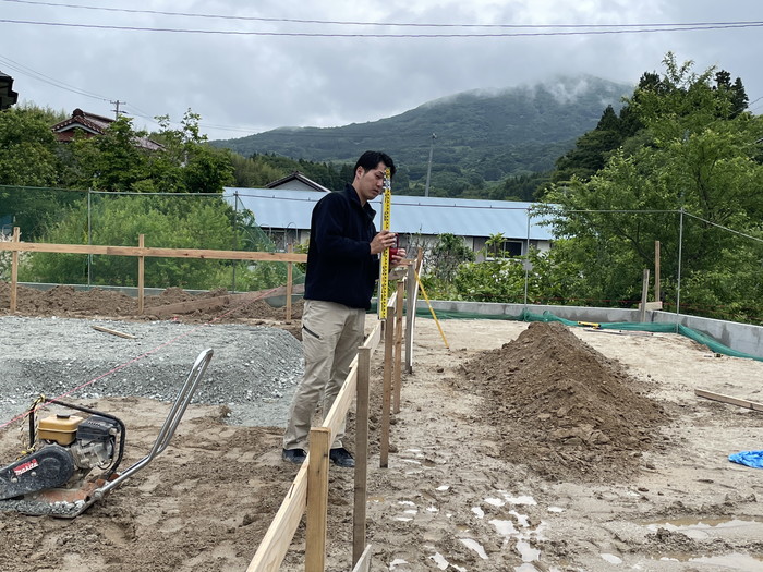 着工おめでとうございます！田村市船引町　新築注文住宅　O様邸です。