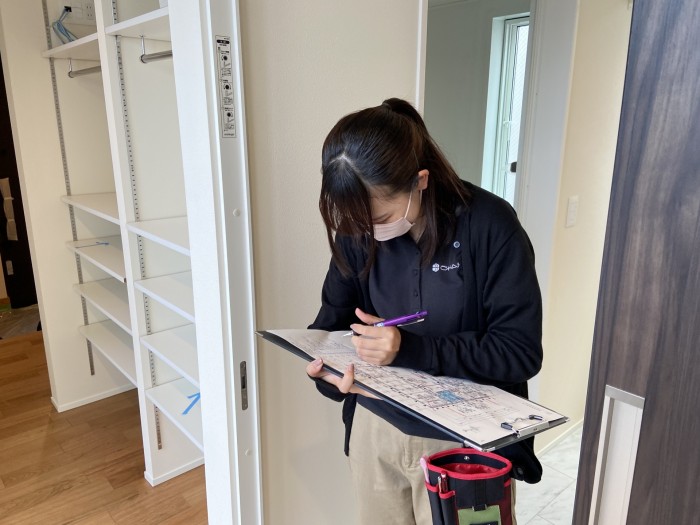 お引渡し前に行う大切な「傷チェック」とは？郡山市鶴見坦I様邸