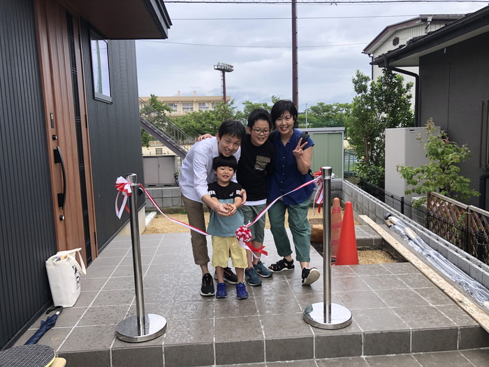 お引渡し式を行いました！おめでとうございます！郡山市大槻町　新築注文住宅　N様邸です。