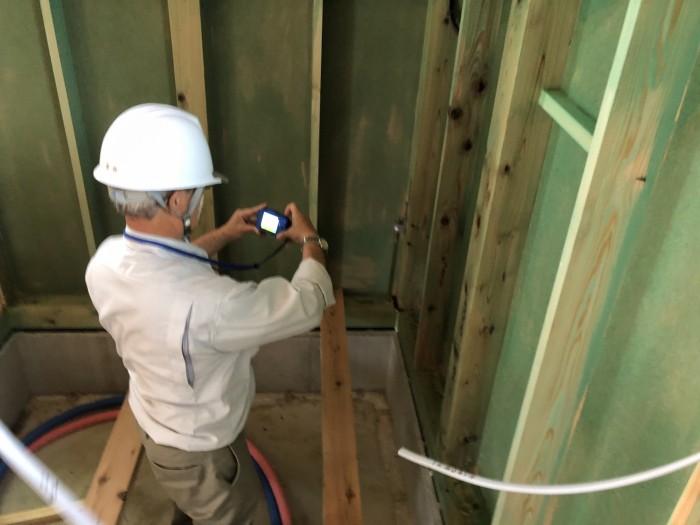 上棟検査を行いました。田村市船引町　新築注文住宅O様邸