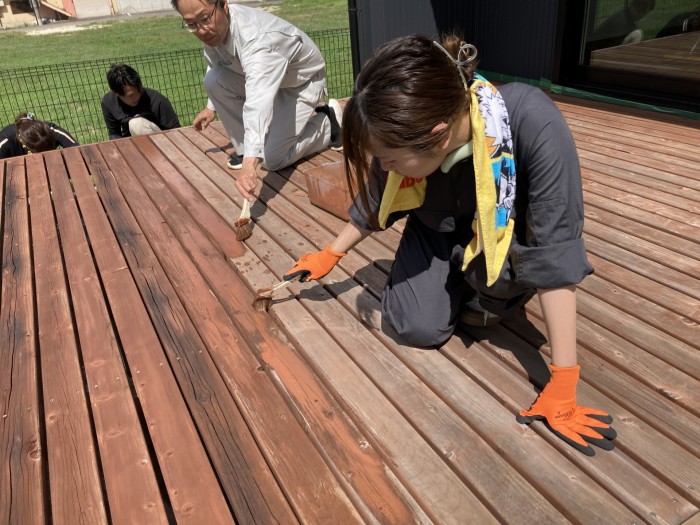 見学会前にモデルハウスを綺麗にしました!　郡山市安積町　新築注文住宅