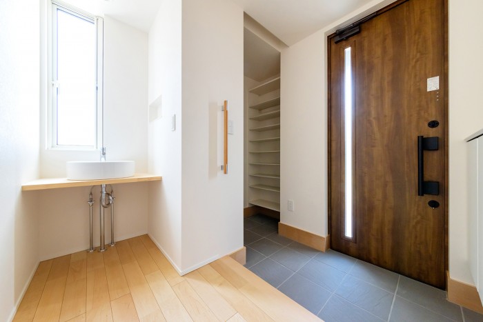 アイディアいっぱいのキューブ型のお家♪郡山市安積町新築注文住宅。