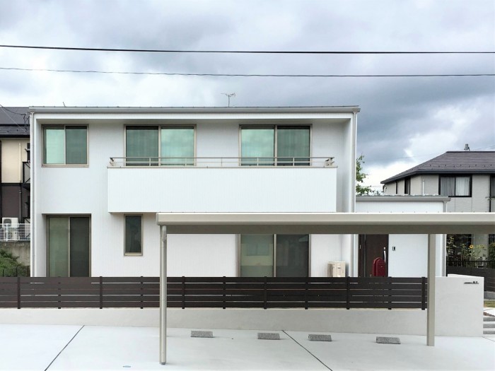 白の外観が素敵なH様邸　新築注文住宅　郡山市田村町