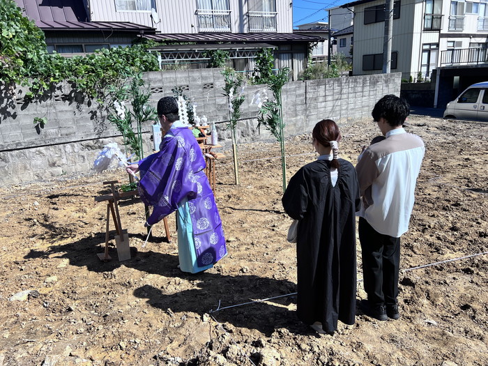 地鎮祭おめでとうございます！！郡山市安積町　新築注文住宅K様邸