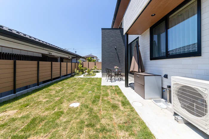 お客様邸の素敵なお庭のご紹介！新築注文住宅　郡山市田村町T様邸