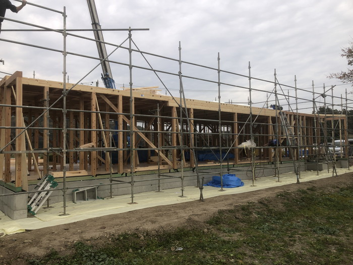 上棟おめでとうございます！！！白河市大信　新築注文住宅W様邸