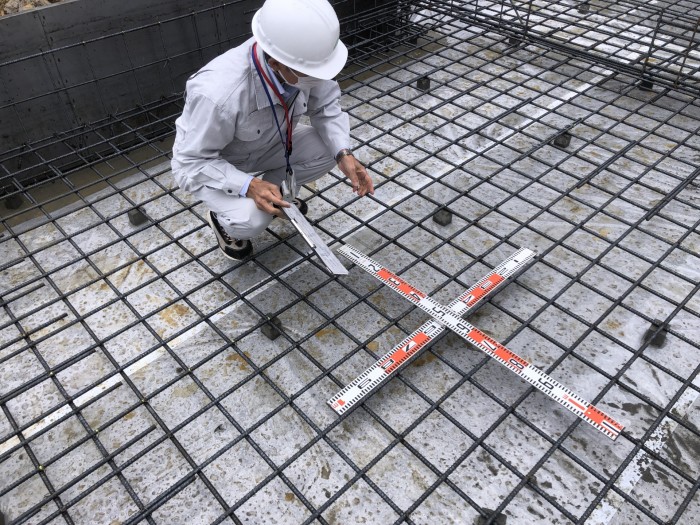 配筋検査を行いました!新築注文住宅 郡山市安積町 K様邸です。