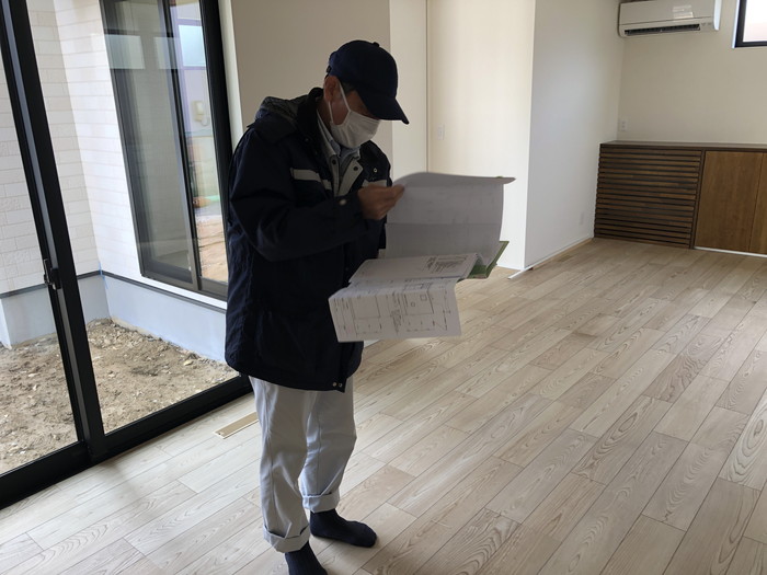 完了検査を受けました！郡山市安積町　新築注文住宅　K様邸です。