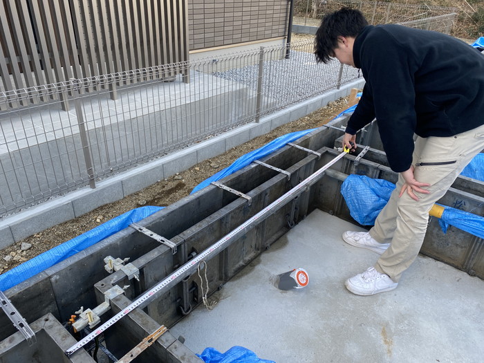 べた基礎の型枠が組まれました！郡山市富田町　新築注文住宅　S様邸です。