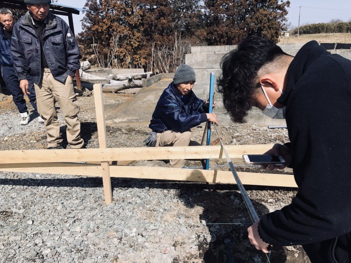 丁張検査を行いました！　鏡石町　新築注文住宅　M様邸　