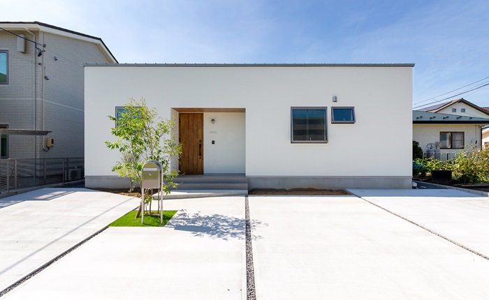 プライベート空間の中庭がある素敵な平屋♪郡山市K様邸 新築注文住宅