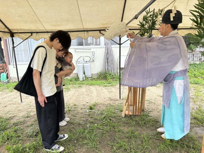 地鎮祭を執り行いました！喜久田町堀之内　S様邸