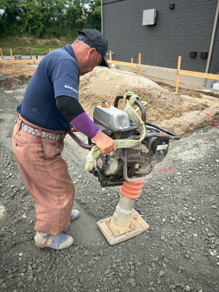 基礎コンクリートを流す、その前に！田村町船引　新築注文住宅　O様邸です。
