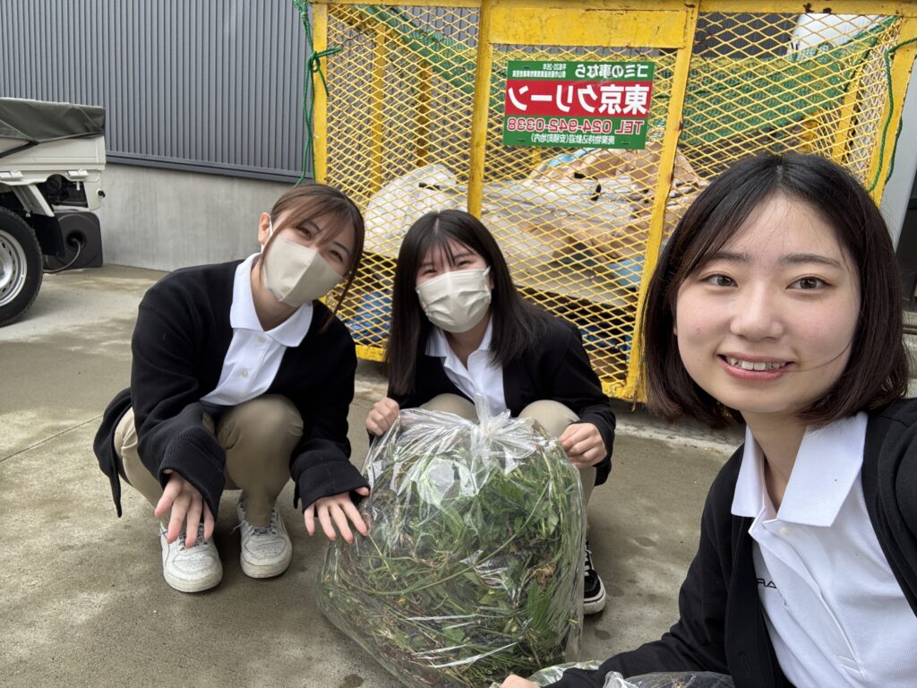 モデルハウスの草むしりをしてきました！ 郡山市小原田
