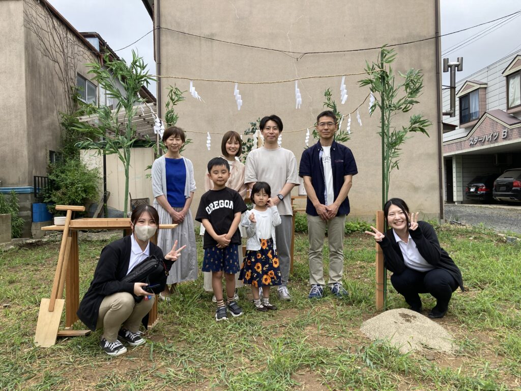 地鎮祭執り行いました！おめでとうございます♪　郡山市昭和