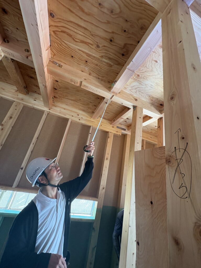 お家の建築で重要な上棟検査の様子をお届けします！船引町　新築工事　O様邸