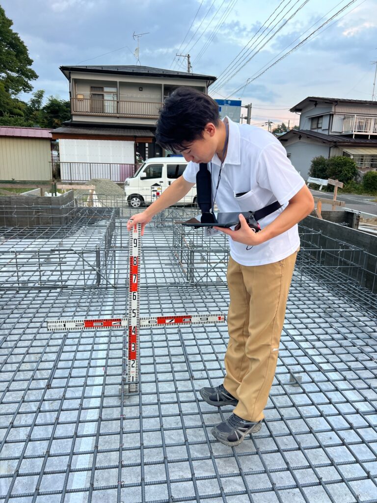 基礎工事で大事な検査「配筋検査」をご存じですか？郡山市田村町　新築注文住宅E様邸