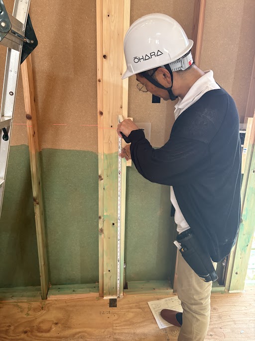 田村市船引町　新築住宅建築中O様邸の金物検査、水平検査に行ってきました！