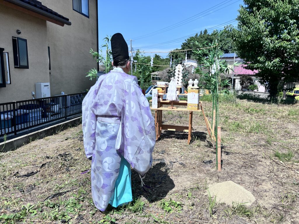 地鎮祭に行ってきました！須賀川市　北上町　O様邸
