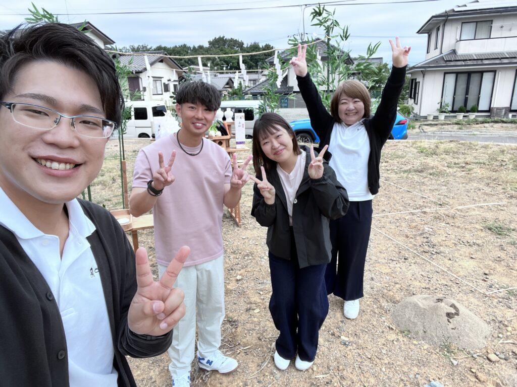 地鎮祭おめでとうございます！！本宮市仁井田　新築注文住宅T様邸