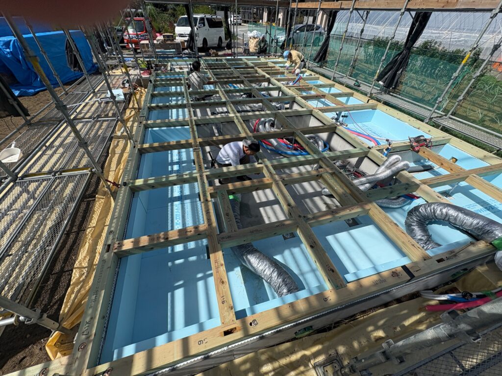 郡山市三穂田町　新築注文住宅　W様邸　土台入れに行ってきました！！