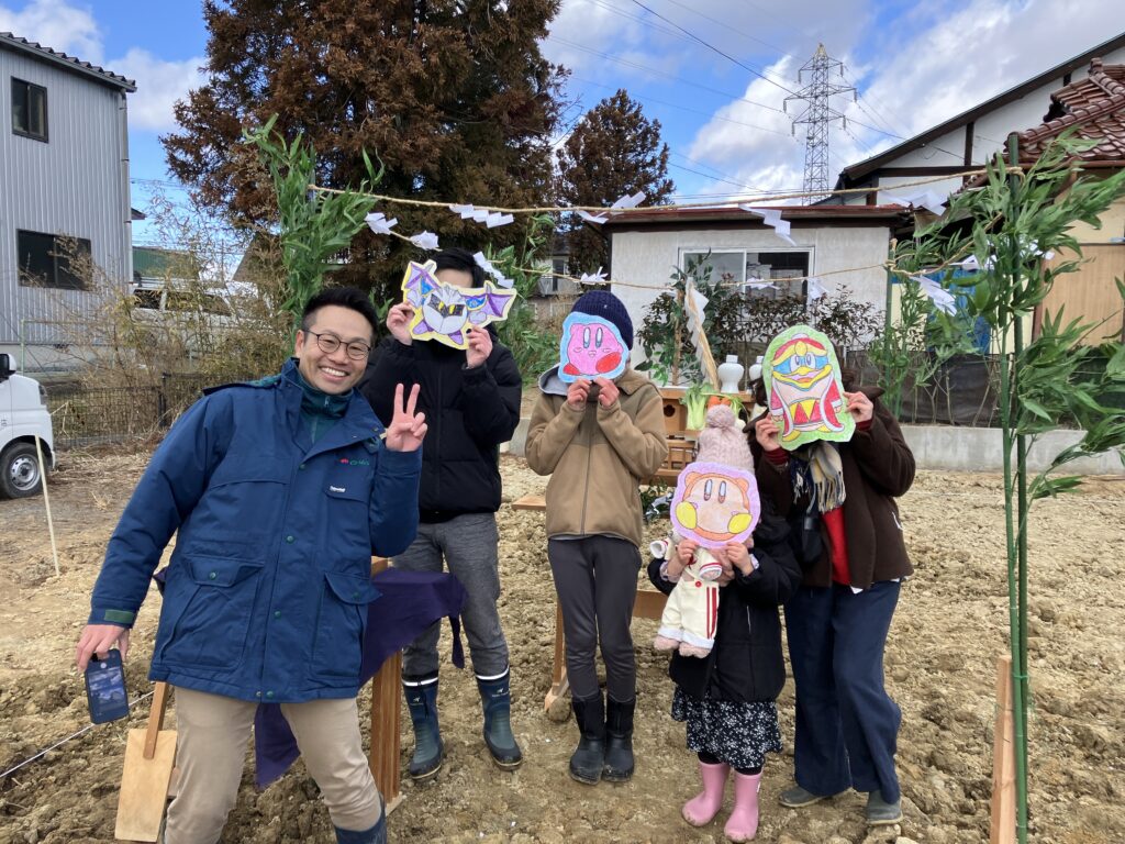 地鎮祭を執り行いました！！　新築注文住宅 郡山市 J様邸
