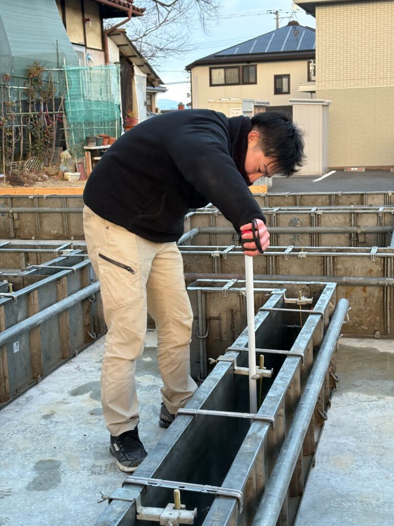 基礎の金物チェックをしました！郡山市久留米　新築注文住宅　J様邸です。
