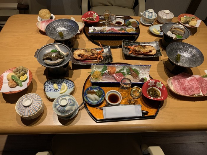 旅館で食べた美味しい料理です。群馬県渋川市| 郡山市 新築住宅 大原工務店のブログ