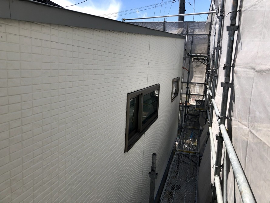 外壁、サイディングが張り終わりました。|郡山市 新築住宅 大原工務店のブログ