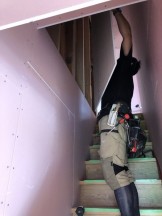 階段施工の様子です。| 郡山市 新築住宅 大原工務店のブログ