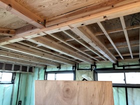 LDKの天井下地です。|郡山市 新築住宅 大原工務店のブログ
