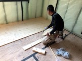 無垢材の床板張りです。|郡山市 新築住宅 大原工務店のブログ