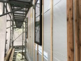 下地の上に外壁材を施工していきます～◎|郡山市 新築住宅 大原工務店のブログ