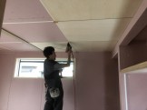 和室の天井施工です。|郡山市 新築住宅 大原工務店のブログ