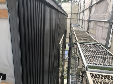 外壁にガルバリウム鋼板をチョイスしました。須賀川市北横田|郡山市 新築住宅 大原工務店のブログ