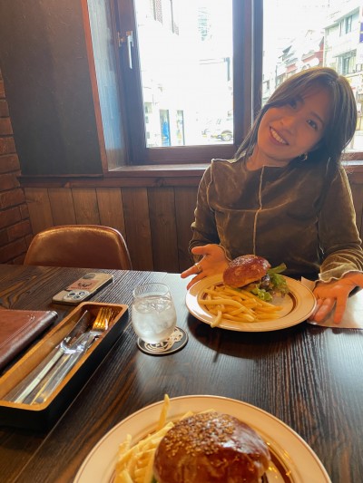 長野で食べたハンバーガーです♡|郡山市 新築住宅 大原工務店のブログ