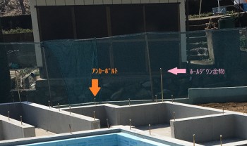 須賀川市R様邸新築工事　基礎の金物を見てきました♪