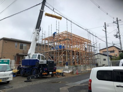 新築の上棟です。|郡山市 新築住宅 大原工務店のブログ