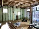 防湿気密シート・断熱材の施工です。|郡山市 新築住宅 大原工務店のブログ